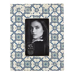 BLUE CERAMIC 4X6 FRAME