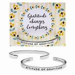 Attitude of Gratitude Pewter Cuff