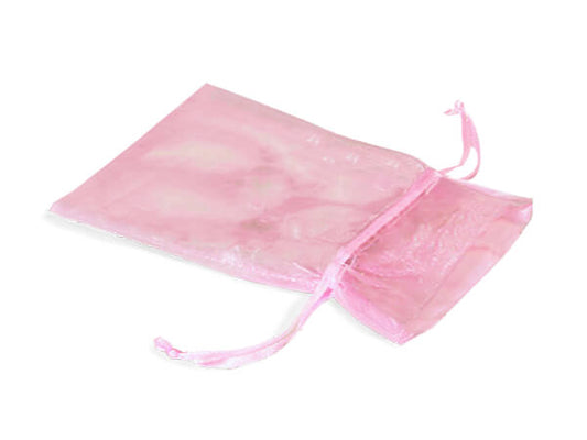 Pink Organza Favor Bags, 3x4", 10 Pack