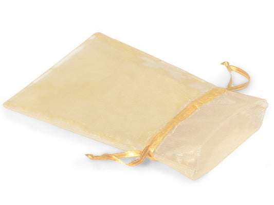CHAMPAGNE Pac 10 3X4 Organza Bags