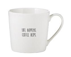 LIFE HAPPENS CAFE MUG