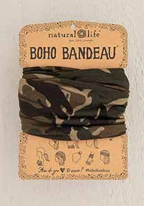 Olive Camo Boho Bandeau