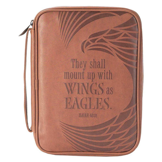 WINGS AS EAGLES BIBLE COVER THINLINE