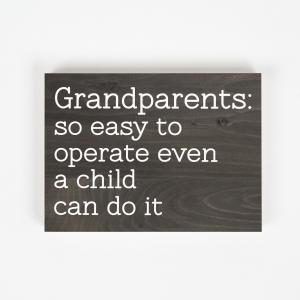 Grandparents sign