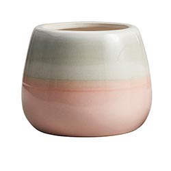 Pink and Grey STONE POT