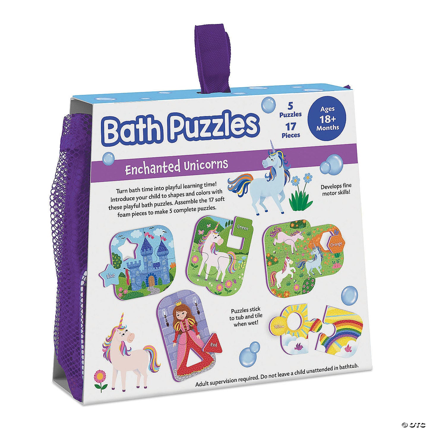 Enchanted Unicorns Bath Puzzle