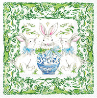 Easter Bunnies BEVERAGE NAPKINS
