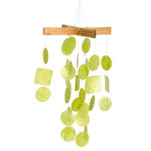 Lime Green Mini Capiz Chime