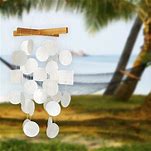 White Mini Capiz Chime