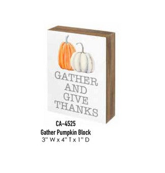 GATHER PUMPKIN BLOCK