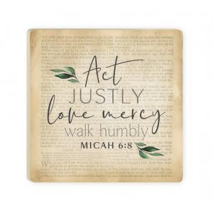 Act Justly Coaster