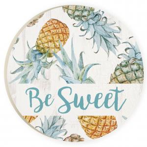 Be Sweet Pineapple Car Coaster