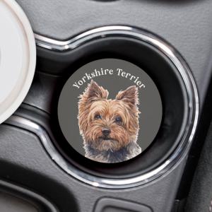 Yorkie Car Coaster