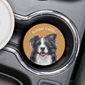 BORDER COLLIE Car Coaster