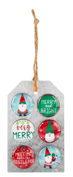 Gnome Christmas Magnet Set