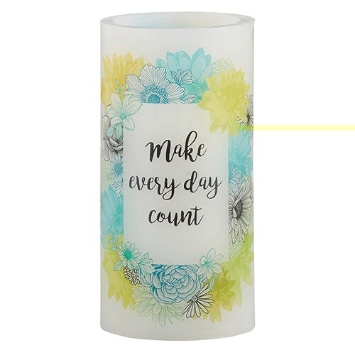 MAKE DAY COUNT LED CANDLE