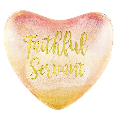 FAITHFUL SERVANT HEART MAGNET