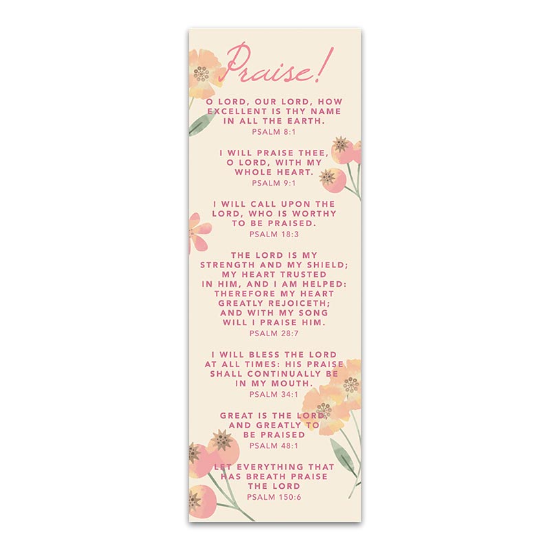 PRAISE BOOKMARK SET 10