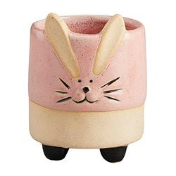 SMALL PINK BUNNY PLANTER
