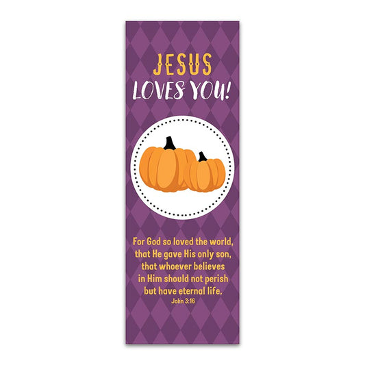Fall Jesus Loves You Bookmark Set 10