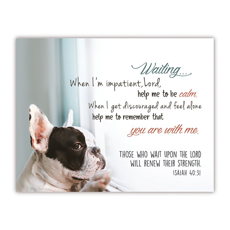 Waiting Dog Magnet