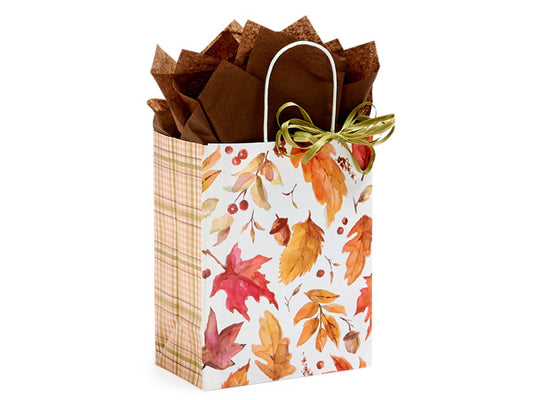 Medium Fall Leaves Paper Shopping Bag