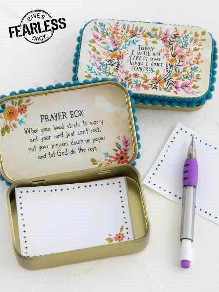 TODAY I WILL NOT STRESS PRAYER BOX
