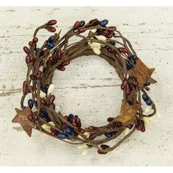 2" Country Mix Pip & Star Ring