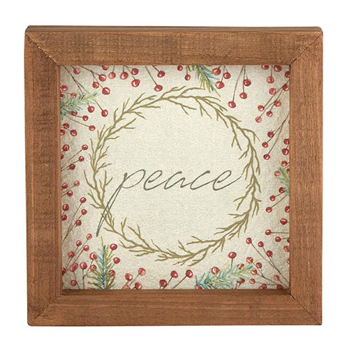Peace 5X5 Sign