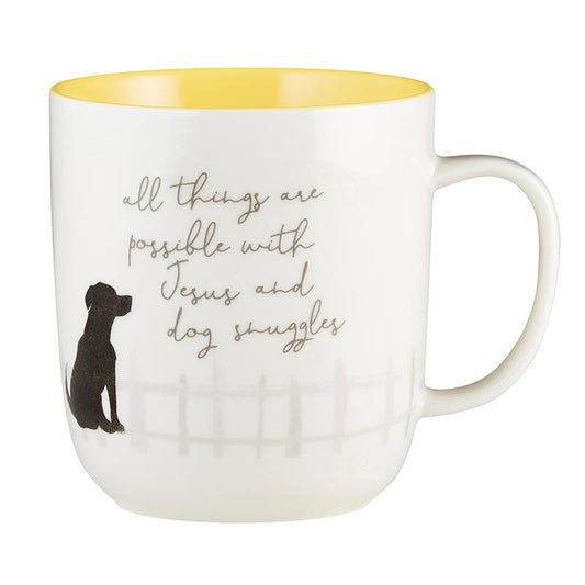 Dog Snuggles Mug