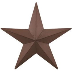 18" Burgundy Barn Star