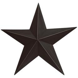 18" Barn Star BLACK
