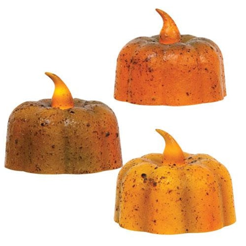 GRUNGY PUMPKIN TEALIGHT