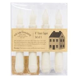 4Pk Ivory Timer Taper