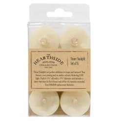 6Pk Ivory Timer Tealight
