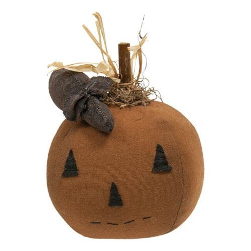 FABRIC JACK-O-LANTERN W/MOUSE