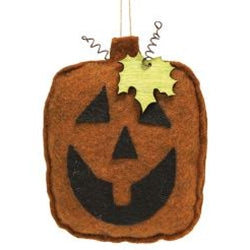 Felt Jack O Lantern Ornament