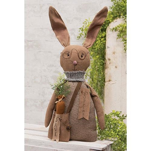 DAVE BUNNY WITH CARROT BAG