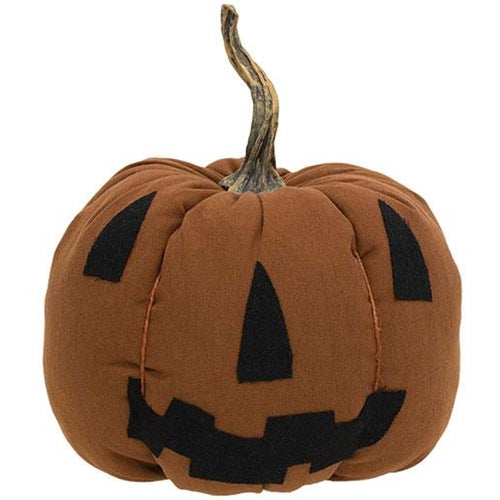 LARGE STUFFED JACK-O-LANTERN
