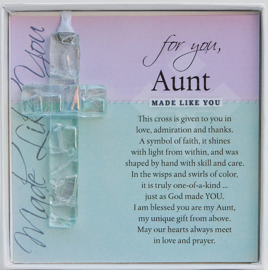 My Aunt Glass Cross