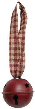 2" BURGUNDY JINGLE BELL