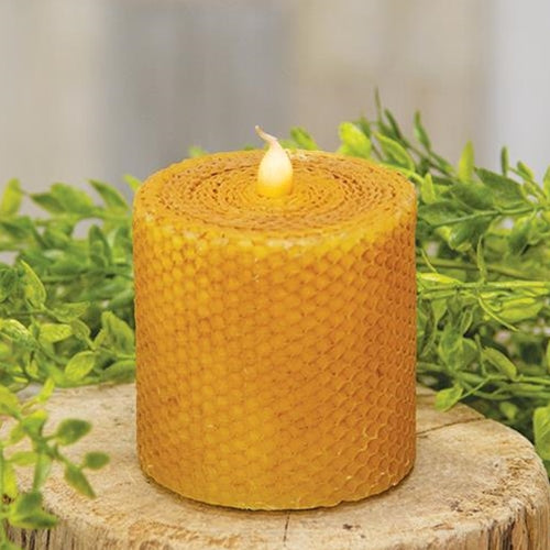 3X3 Wrapped Honeycomb Led Pillar