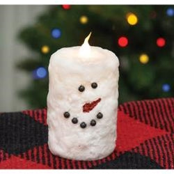 2X3 SNOWMAN VOTIVE TIMER
