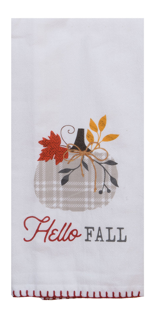Hello Fall Flour Sack Towel