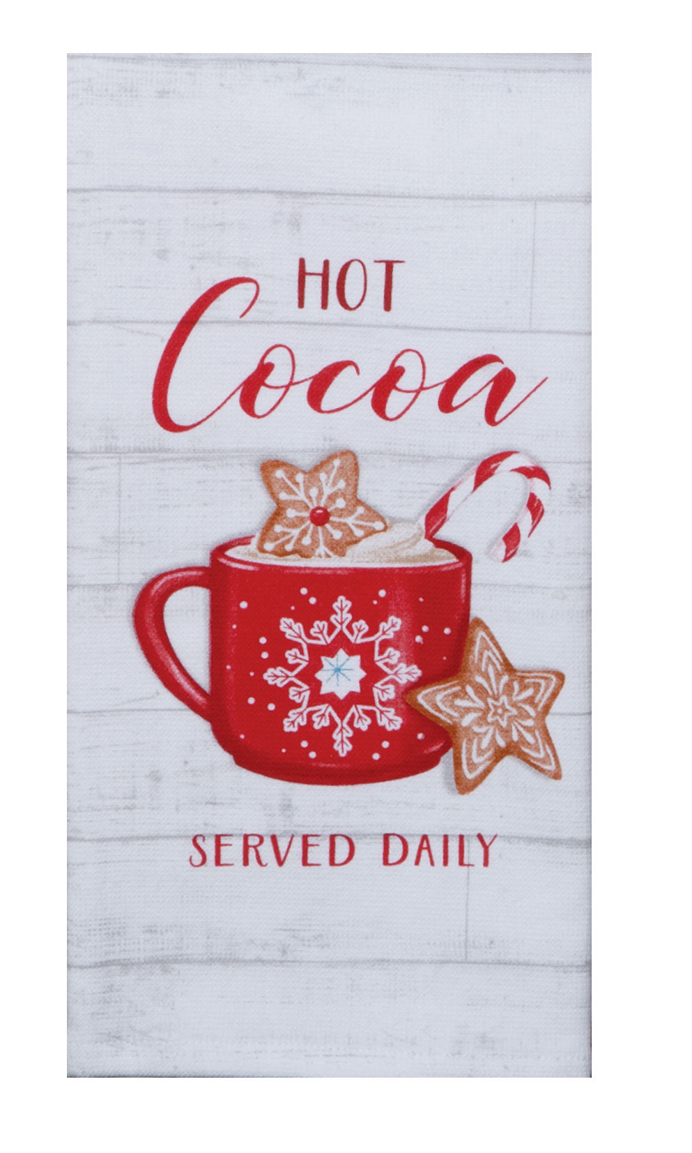 Hot Cocoa Served Dual Purpose Towel