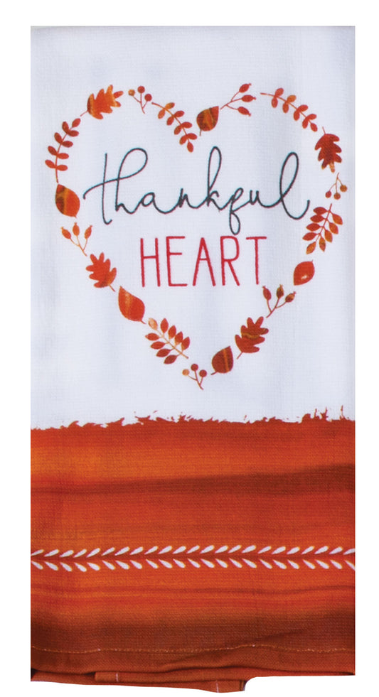 Thankfull Heart Dual Purpose Towel