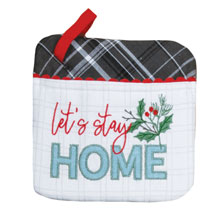 LETS STAY HOME Pocket Mitt