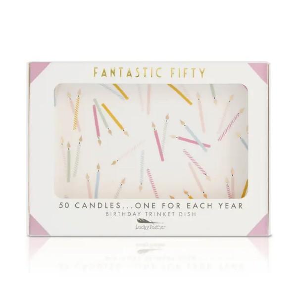 Fifty Candles Milestone Dish