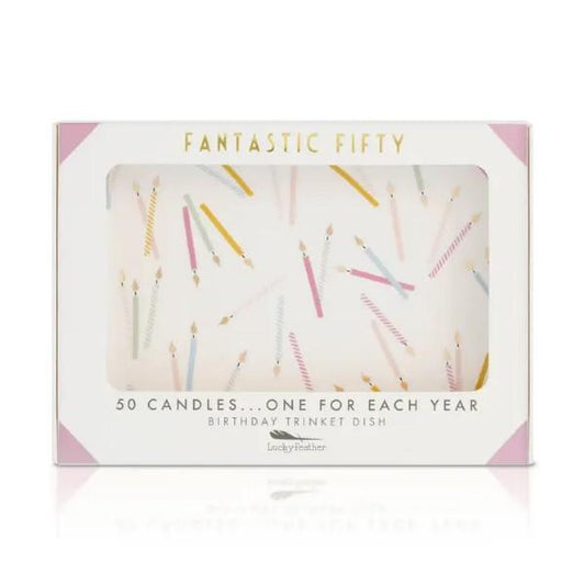 Fifty Candles Milestone Dish