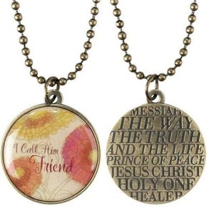 I Call Him Friend Necklace